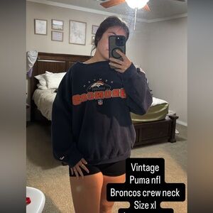 Puma Navy Broncos Sweatshirt